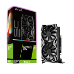 06G-P4-1667-KR | EVGA GeForce GTX 1660 Ti SC ULTRA GAMING, 06G-P4-1667-KR, 6GB GDDR6, Dual Fan, Metal Backplate