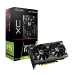 08G-P5-3553-KR | EVGA GeForce RTX 3050 XC GAMING, 08G-P5-3553-KR, 8GB GDDR6, Dual-Fan, Metal Backplate