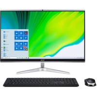 C24-1651  | Acer Aspire AIO C24-1651 DQ.BG9EM.009 Desktop – Core i5 2.40GHz 8GB 512GB 2GB Win11Home 23.8inch FHD Silver/Black English/Arabic Keyboard