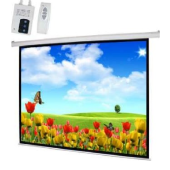 IVIEW-300x300cms | I-View Electrical 300x300cms Projector Screen with Remote Control