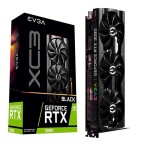 10G-P5-3881-KL | EVGA GeForce RTX 3080 XC3 BLACK GAMING, 10G-P5-3881-KL, 10GB GDDR6X, iCX3 Cooling, ARGB LED, LHR